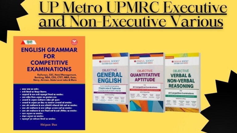 UP Metro UPMRC Executive & Non-Executive Various